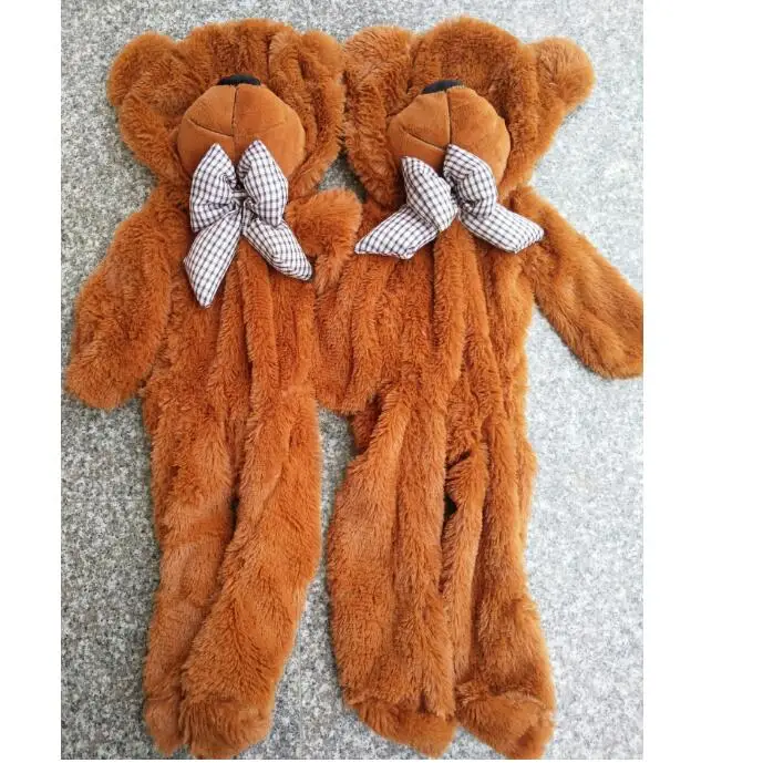 60 см до 200 см дешевый гигантский ненабитый пустой плюшевый медведь костюм медведя мягкая большая кожа оболочки полуфабрикаты Плюшевые игрушки Мягкая кукла