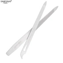 Дизайн ногтей Двухсторонний Файл буфера скраб шлифовальный из нержавеющей стали Палочки для отодвигания кутикулы УФ гель лак Советы Маникюр Педикюр инструмент