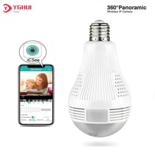 

ICSee 360 Degree Panoramic WIFI Camera Light Bulb Two Ways Audio Home Security CCTV Video Surveillance Indoor Wireless Camera