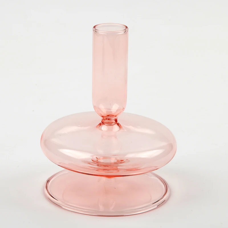 HeatResistant Crystal Glass Candle Holder Amen Crystal