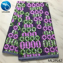 LIULANZHI Африканский воск ткань s 6 yardsl/лот модные полиэстер Анкара воск ткань для платья настоящий воск ткань ML2PL21-ML2PL50