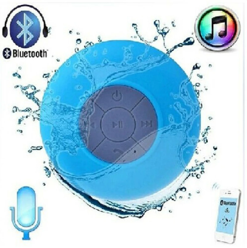 

BTS-06 Water Resistant Shower Bluetooth Speaker Wireless USB