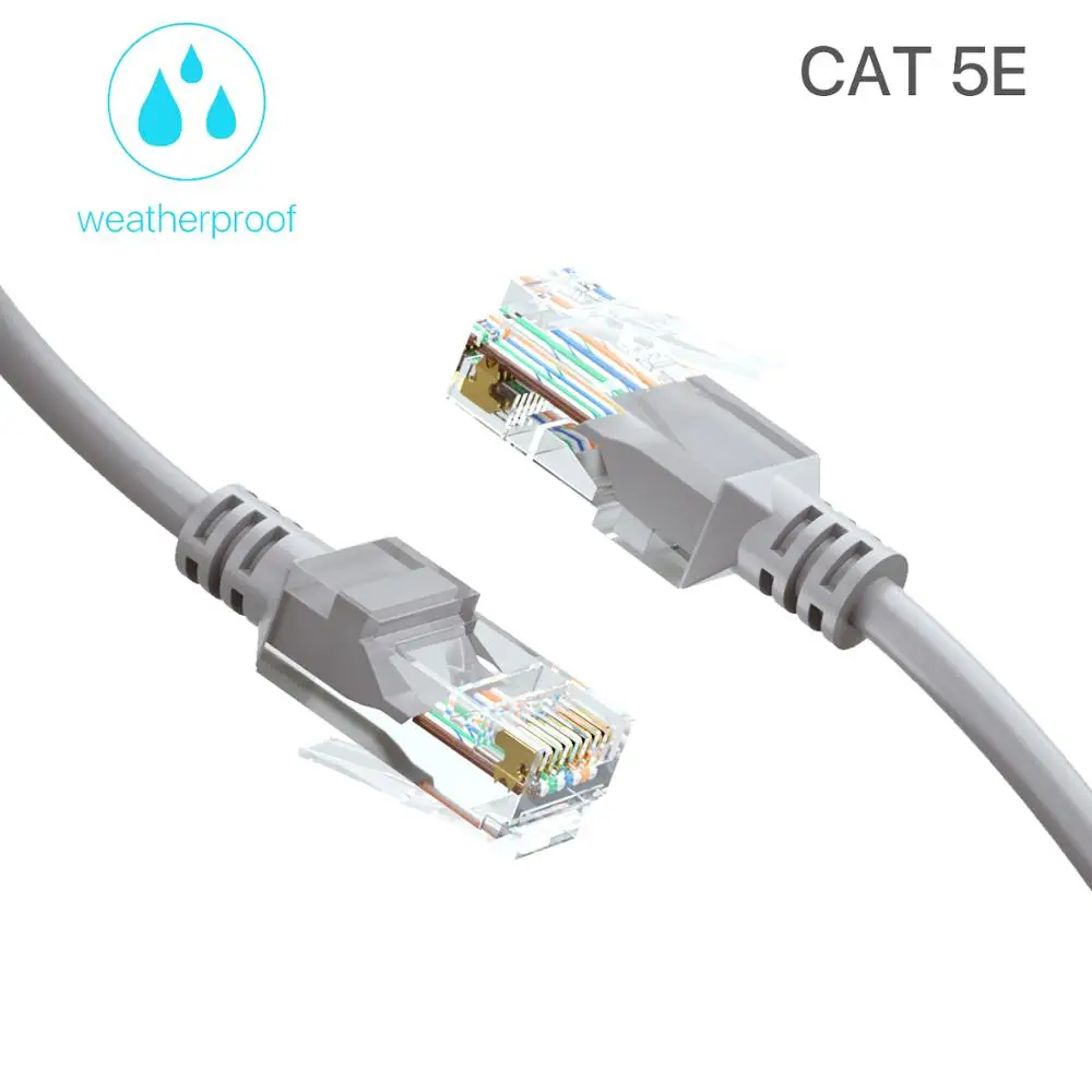 CCTV RJ45 Cable Ethernet Surveillance Camera DC Power Cat5 Internet Network  LAN Cord POE IP Camera Wifi Connection