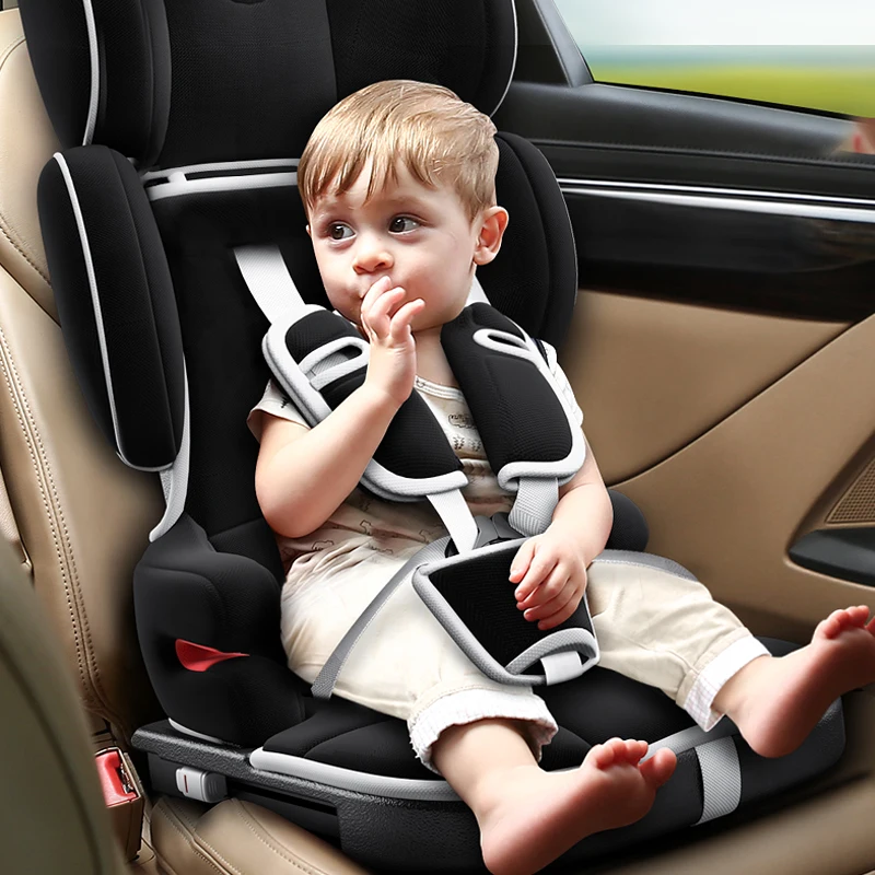 Light Portable Child Car Safety Seats Baby Car Seat ISOFIX Seat Child Safety Hard interface Baby Booster 9M-12Y