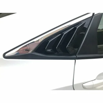 

1Pair Decoration Trim Glossy Black For Honda Civic 2016-20 ABS Plastic