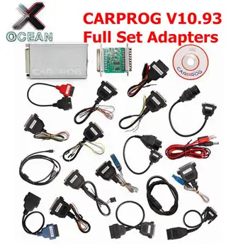 

Newest CARPROG V10.93 Carprog V10.93 Car Prog ECU Chip Tunning Car Repair Tool Carprog 10.93 With All 21 Items Adapters