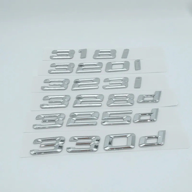 1 шт. ABS 3 серии 316i 318i 320i 323i 325i 328i 330i 316d 318d 320d 325d Автомобильная буква задняя