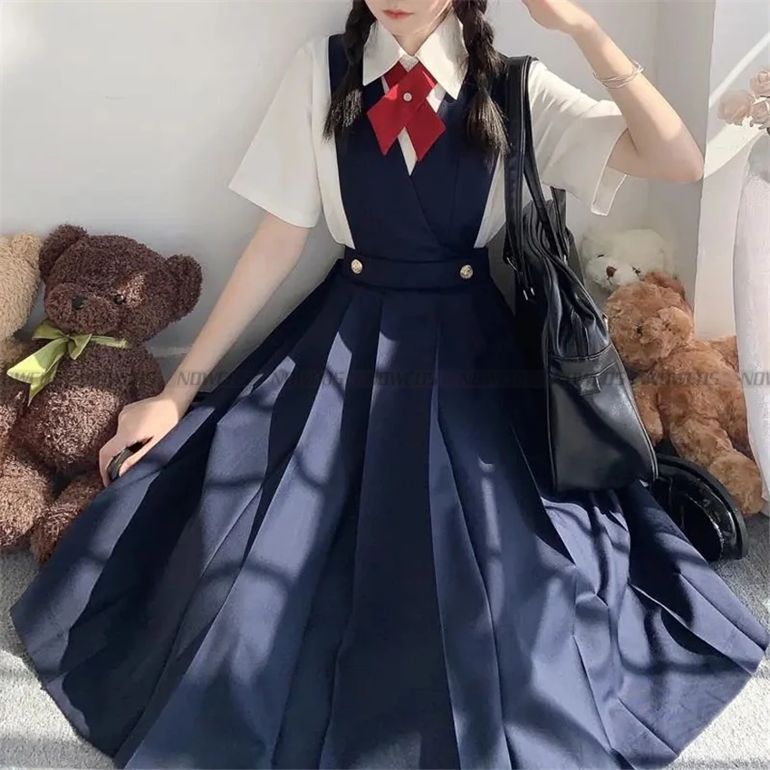 Japanese Girl's Long Pleated Dress