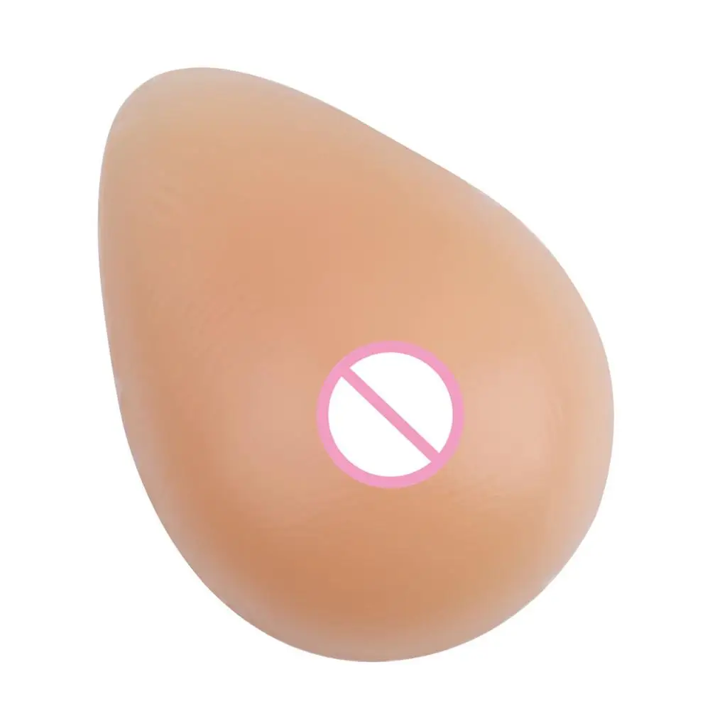 Fake Breast Boobs Nude Soft Silicone Waterdrop Shaped Fake Breast Mastectomy Prosthesis Pad Reusable Adult Toys