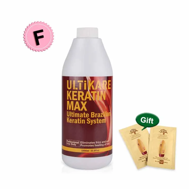 1000ml Ultikare Brazilian Keratin Free Formalin Hair Straighten Cream Repair damaged hair Product Shipping | Красота и здоровье