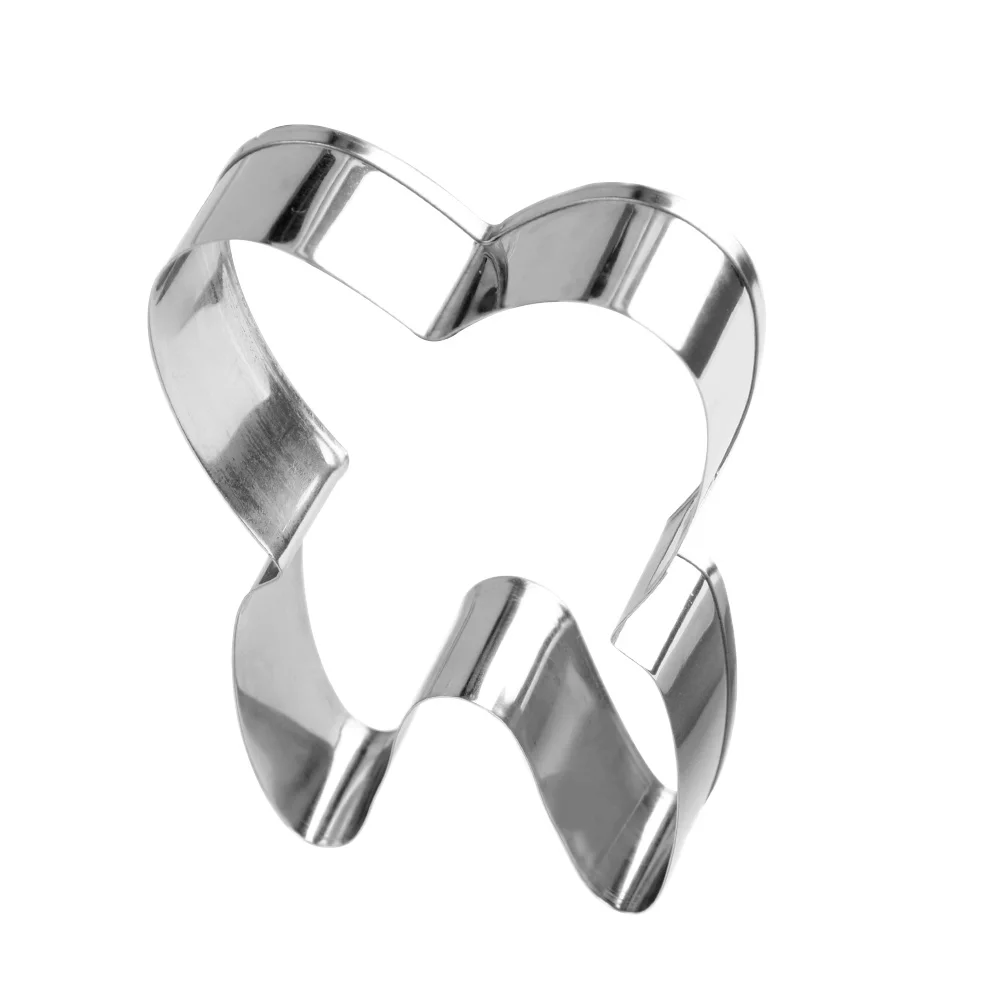 New 3D Tooth Shape Cookie Cutter Stainless Steel Biscuit Tools Baking Cookies Molds Kitchen Cake Decorating Bakeware Cake Tools New 3D Tooth Shape Cookie Cutter Stainless Steel Biscuit Tools Baking Cookies Molds Kitchen Cake Decorating Bakeware Cake Tools