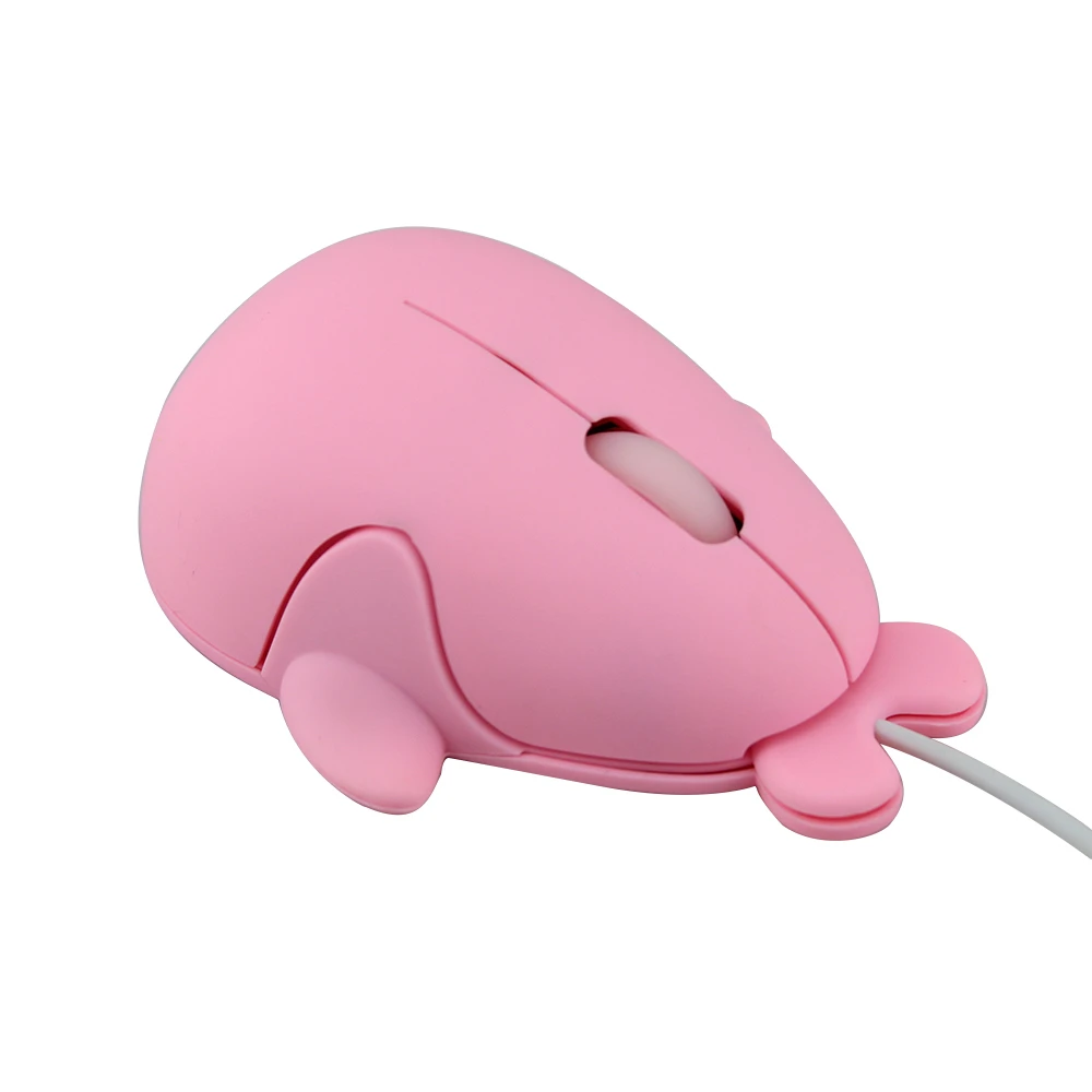 CHYI Проводная милая форма животных розовая компьютерная мышь USB оптическая 3D Портативная оптическая мышь Mause 1600 dpi мыши для детей Подарки ноутбук
