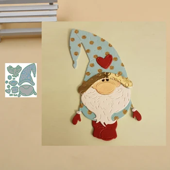 

Lucky Goddess Craft Metal cutting dies Dwarf elf Scrapbook paper craft knife mould blade punch stencils dies 2019