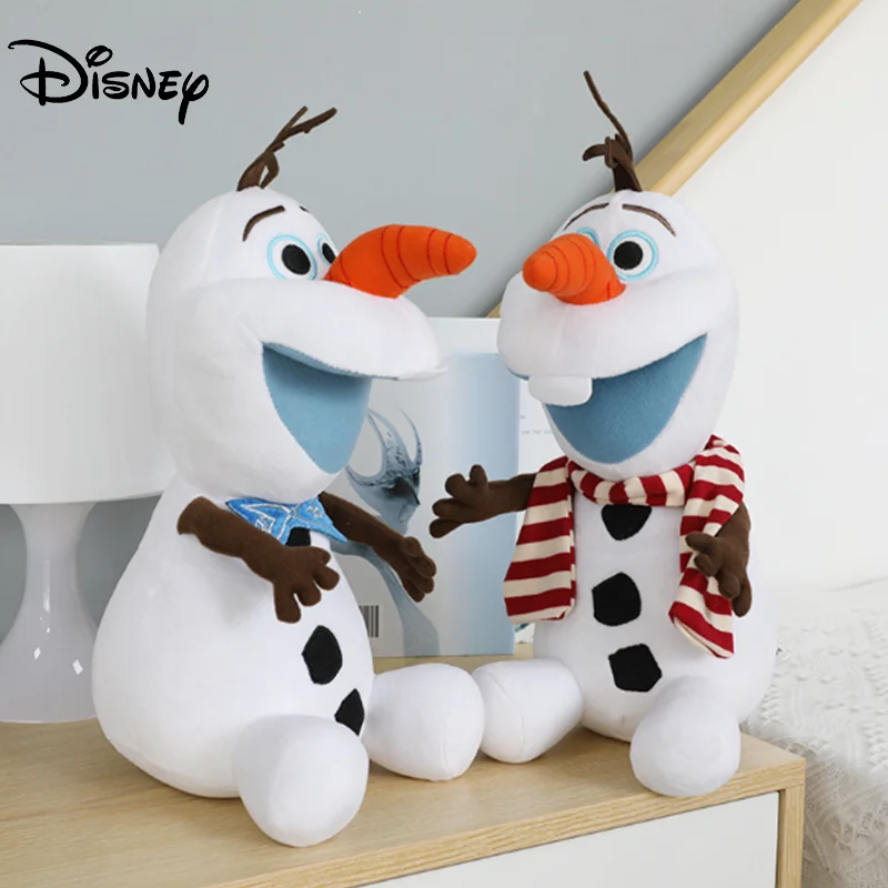 Frozen 2 Snowman Olaf Disney Stuffed Plush Toys 30cm Scarf Olfa Soft Plush Dolls Toys for Children  Kids Gifts