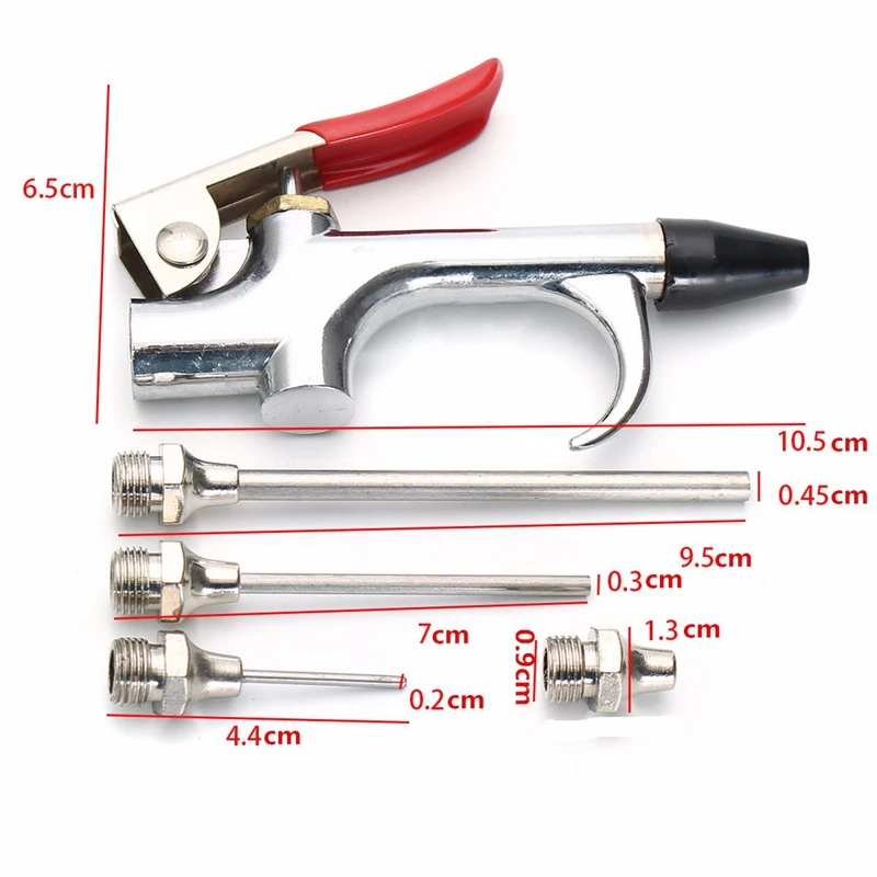 5 шт./компл. Воздушный Компрессор пистолет металлический инструмент Npt воздушный Впускной комплект распылитель игла для насоса чистящие аксессуары набор инструментов