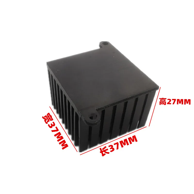 Black Aluminum Heatsink 37*37*15mm North South Bridge IC Transistor Radiator 