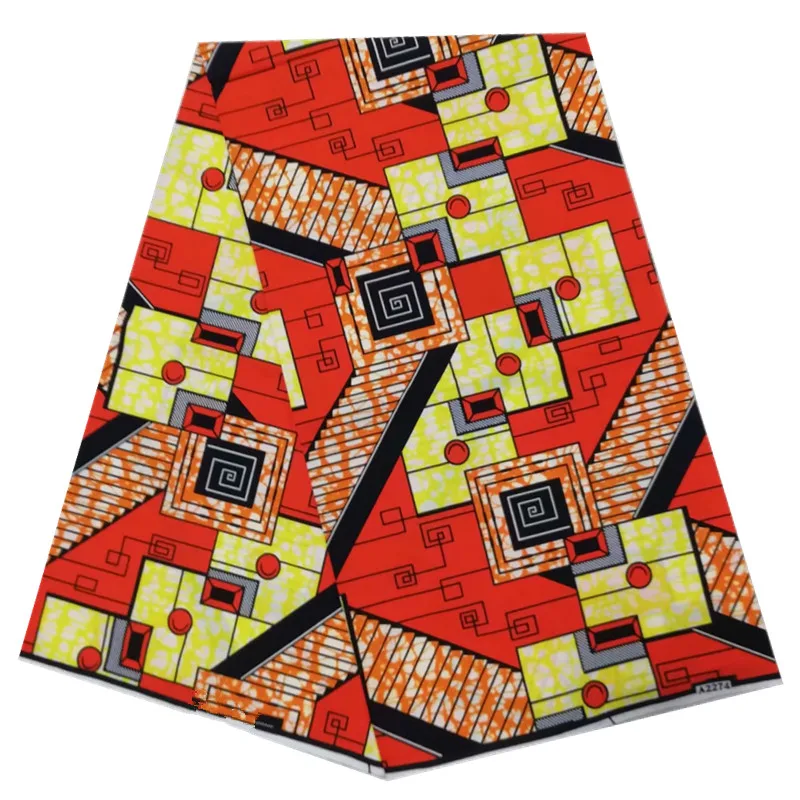 Новая красочная настоящая восковая Высококачественная африканская вощеная ткань с принтами хлопок Анкара ткань tissu для платья