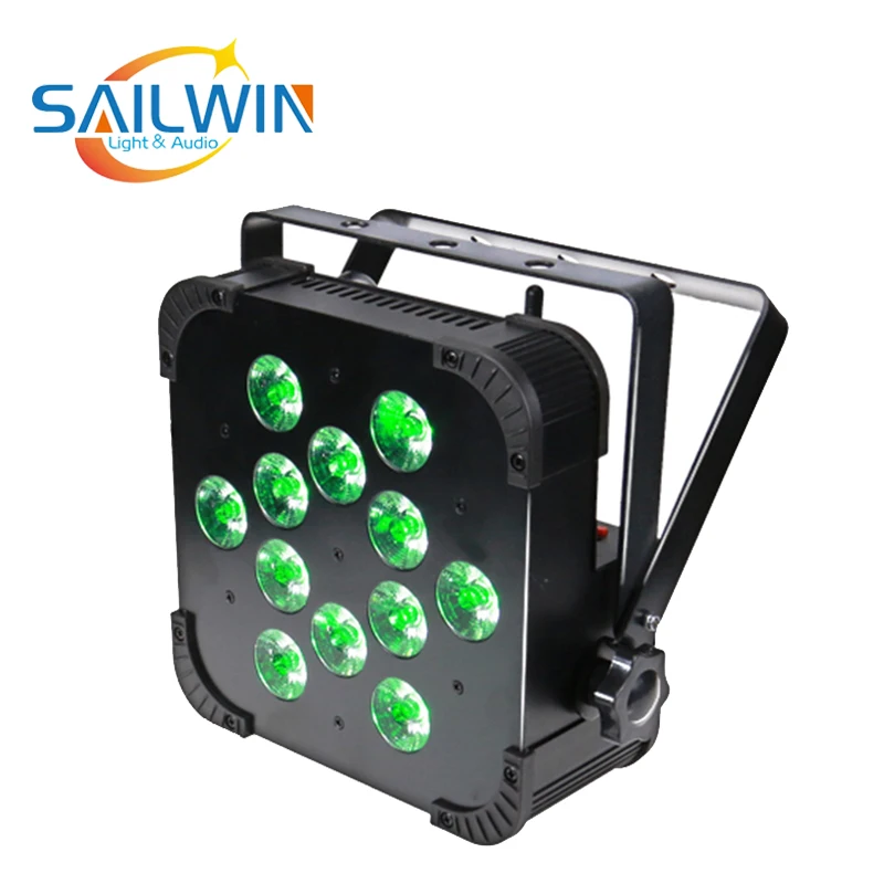 12 шт./партия шестигранник V12 12x18 Вт 6 в 1 RGBAW + УФ беспроводной DMX светодиодный