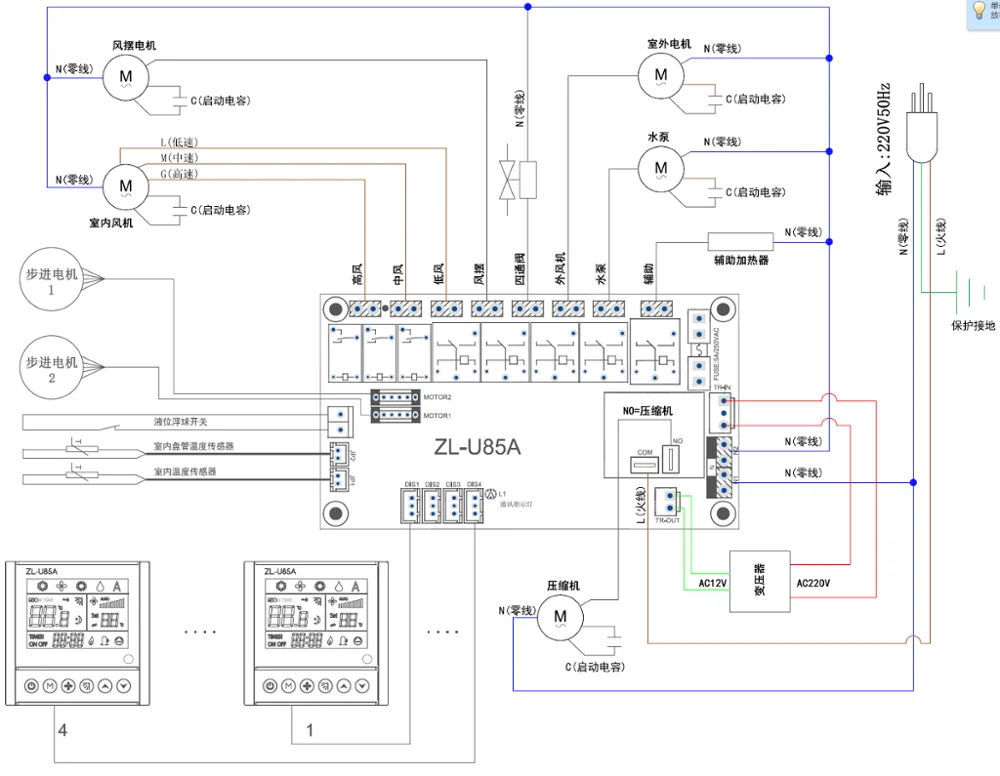 Diagram Central Ac Controller HVAC Smart Relay Switch (HSRS)