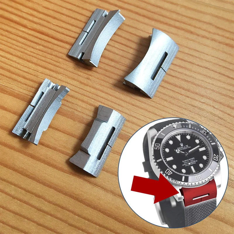 Cinturino Inserti Metallici All'Interno Per Rlx Rolex Sub Submariner 116610 Daytona 116515 Orologio Automatico