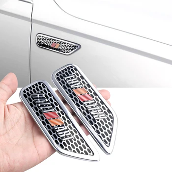 

2PCS Car Fender Side Decoration Stickers Ralliart Logo Rear Bumper Trunk Badge for Mitsubishi Lance EX Outlander ASX Competition