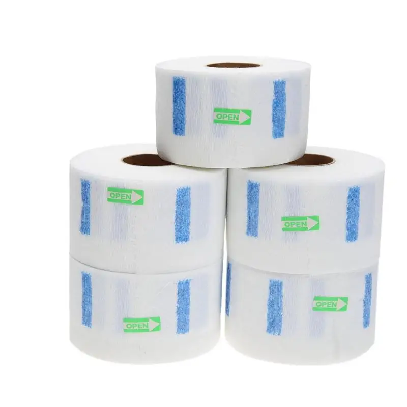 

Hair Cutting Hair Styling Salon Disposable Hairdressing Collar Neck Ruffle Roll Paper Professional Hair Styling Tools