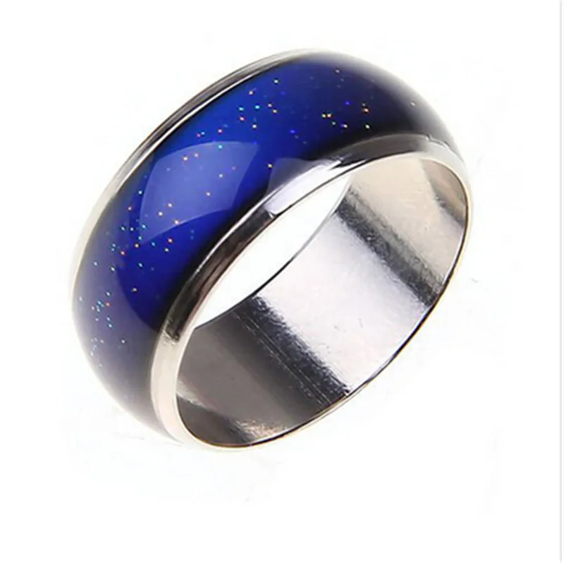 6mm Smart Jewelry Stainless Ring Changing Color Mood Rings Feeling&Emotion Temperature Ring For Women stainless steel ring,finger ring,color change ring