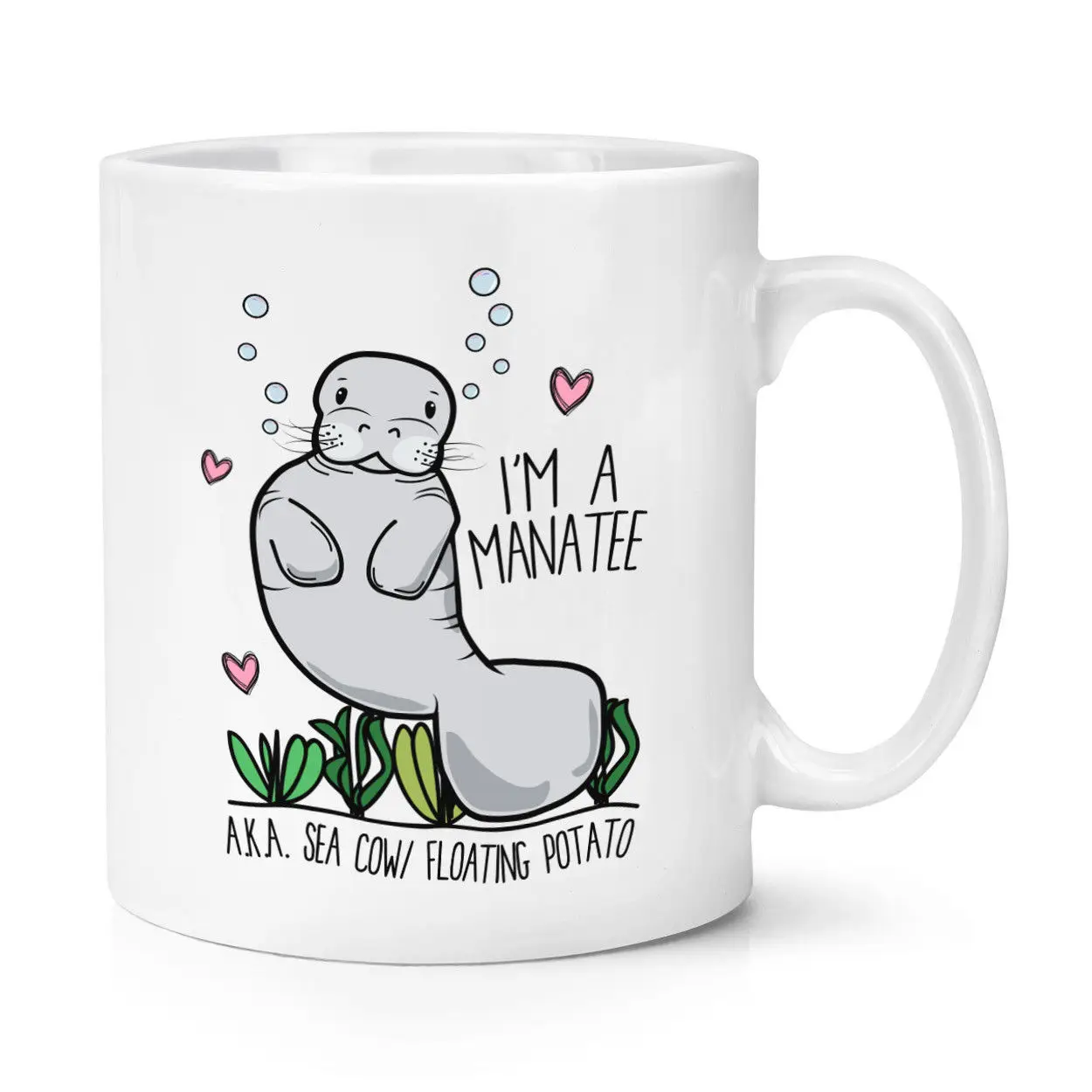 I'm A Manatee 10oz кружка чашка забавная кофейная керамическая с животными | Дом и сад