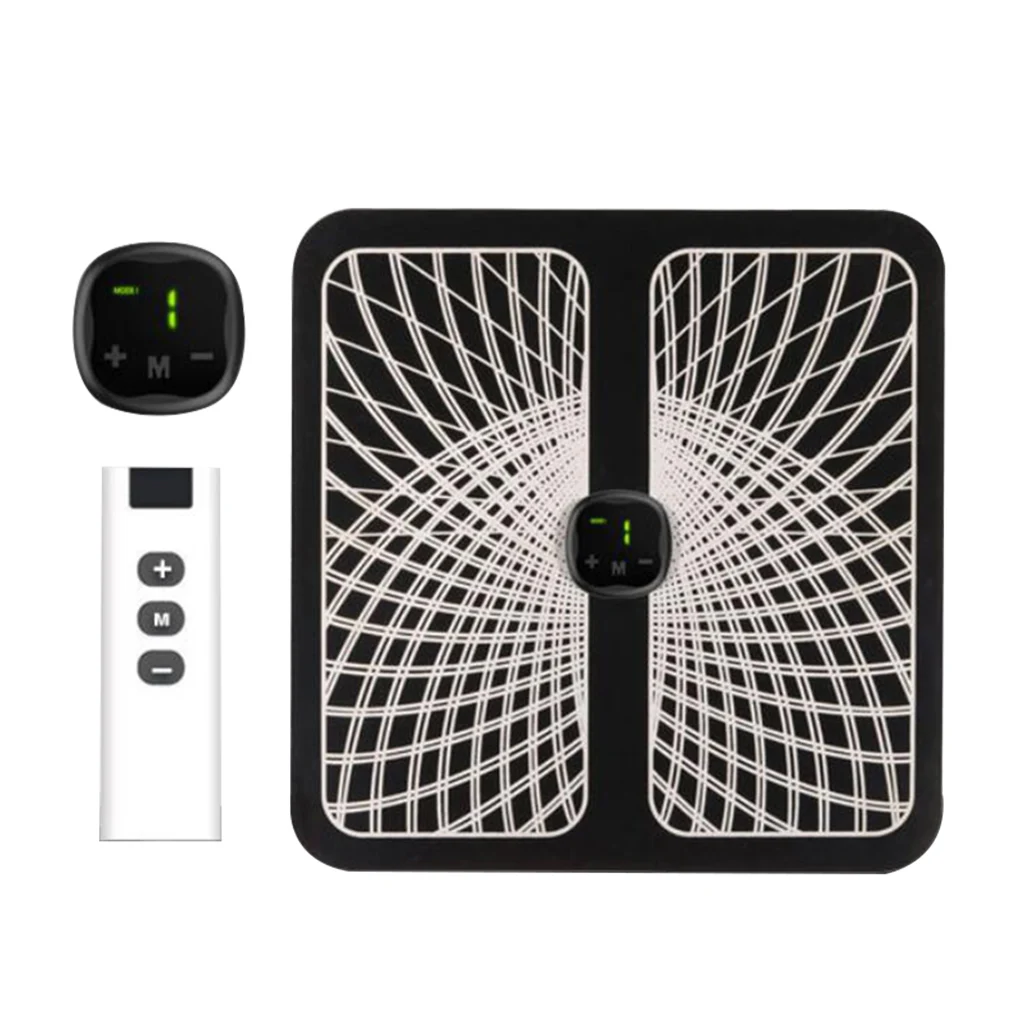 Electric Foot Stimulator Massager USB Rechargeable Low-Frequency Pulses Massage Foot Circulation Massager Body Machine Men Women