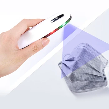 

Plastic Bathroom Kitchen LED Light Traveling Easy Operate Portable Ultraviolet Lamp Home Office USB Rechargeable Time Saving