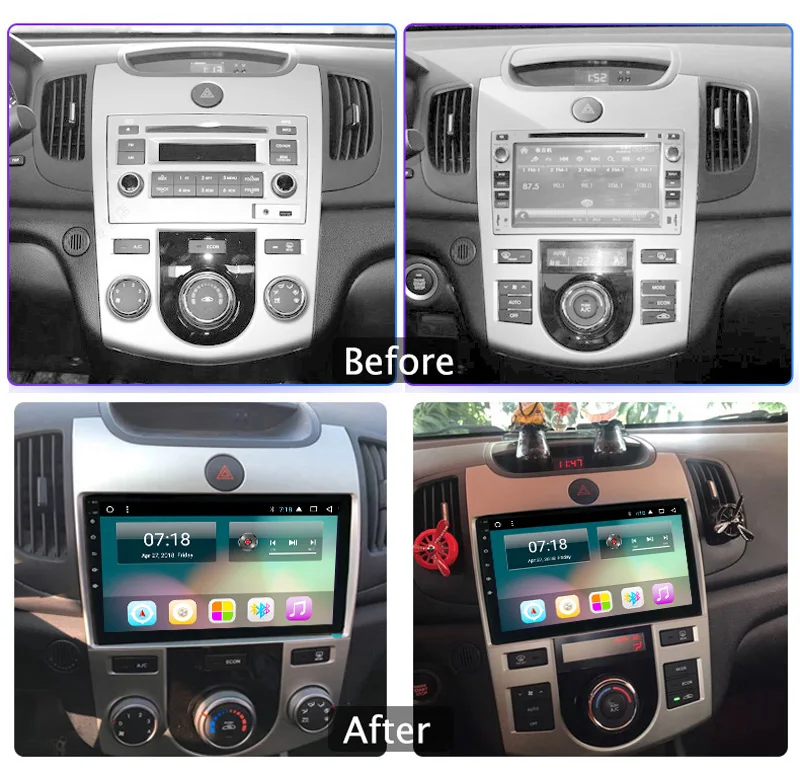 Excellent 2G RAM 32G ROM 9 inch IPS 2.5D android 8.1 Car Radio DVD Player for KIA forte 2009-2014 GPS Navigation 2