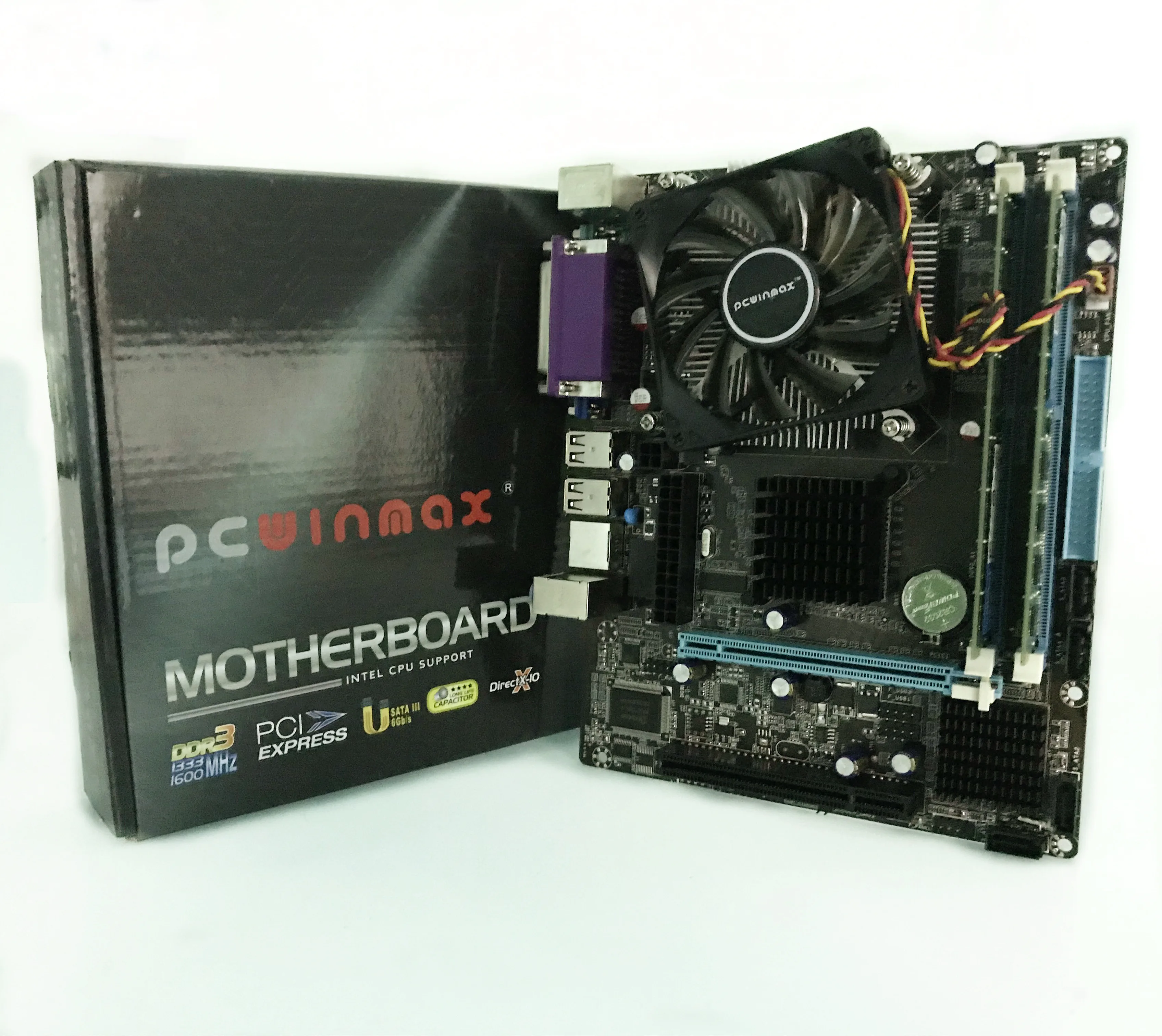 PCWINMAX комплект материнской платы. Материнская плата LGA 775/771 G31 с процессором E5xxx. Оперативная память DDR2 2G x 2R(4G), вентилятор