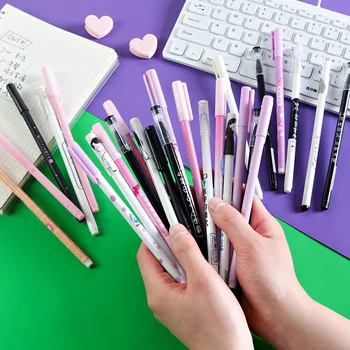 

Simplicity color Large Gel Pen set 0.5mm quick-drying Straight Pen highlighter for school Stationery kawaii