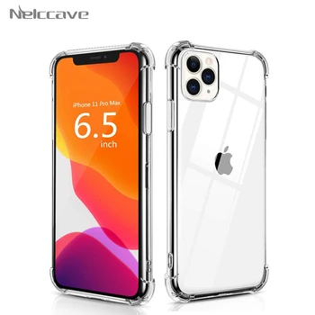 

50Pcs Airbag Shockproof Phone Case For iPhone 12 Mini 11 Pro XS Max XR X 8 Plus 7 6 SE 2020 5 Clear Soft TPU Transparent Cover