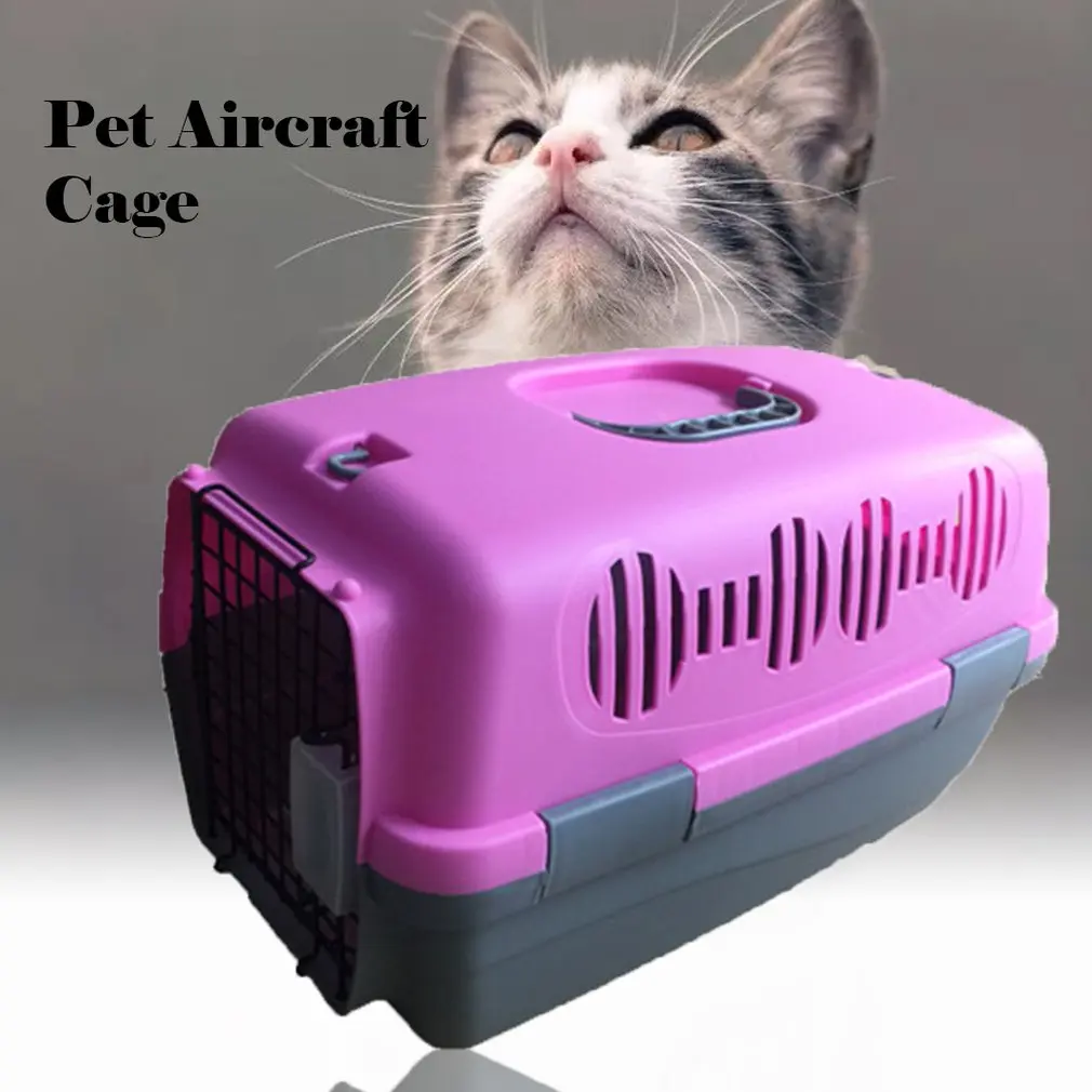 Портативный Pet осушитель воздуха коробка Trans Порты и разъёмы партии товара и не быть Порты и разъёмы Портативный собака самолета клетка Портативный воздушная коробка глицирризинат-ПК - Цвет: rose