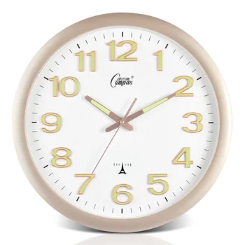 

Fashion Creative Wall Clock Living Room Vintage Kitchen Round Wall Clock Modern Design Reloj Pared Madera Home Decor Bb50