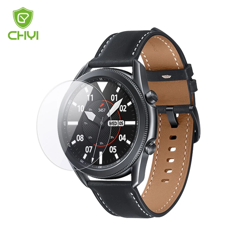 Protector de pantalla de vidrio templado a prueba de explosiones para Samsung Galaxy Watch 3, 41mm, 45mm, 1 42MM, 46MM