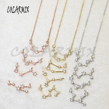 

12 strands constellation pendants necklace mix random charm star pendants necklace accessories for women 56012