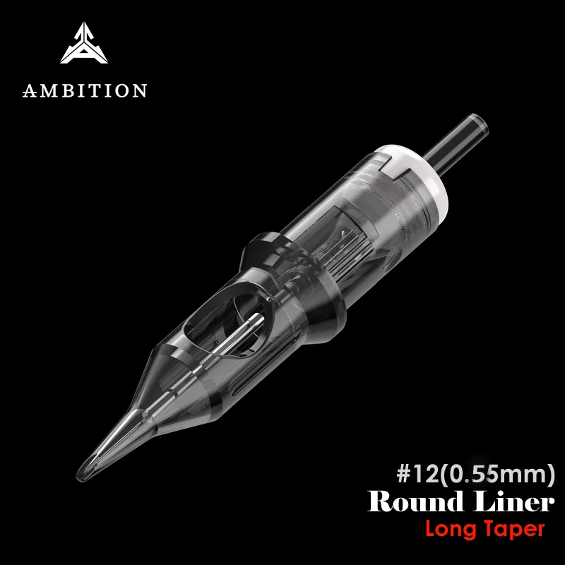 

Ambition Round Liner 0.35mm Disposable Tattoo eyebrow Tattoo Cartridge Needles for Tattoo Machine 20Pcs 1rl /3rl /5rl/7rl /9r
