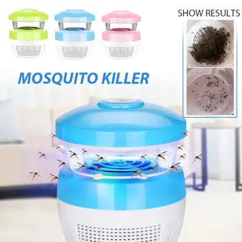 

USB Plastic Trap Lamp Mosquito Killer Convenient Economic Insect Outdoor Home Kitchen Pest Control 3 Color Anti-Mosquito Lamp
