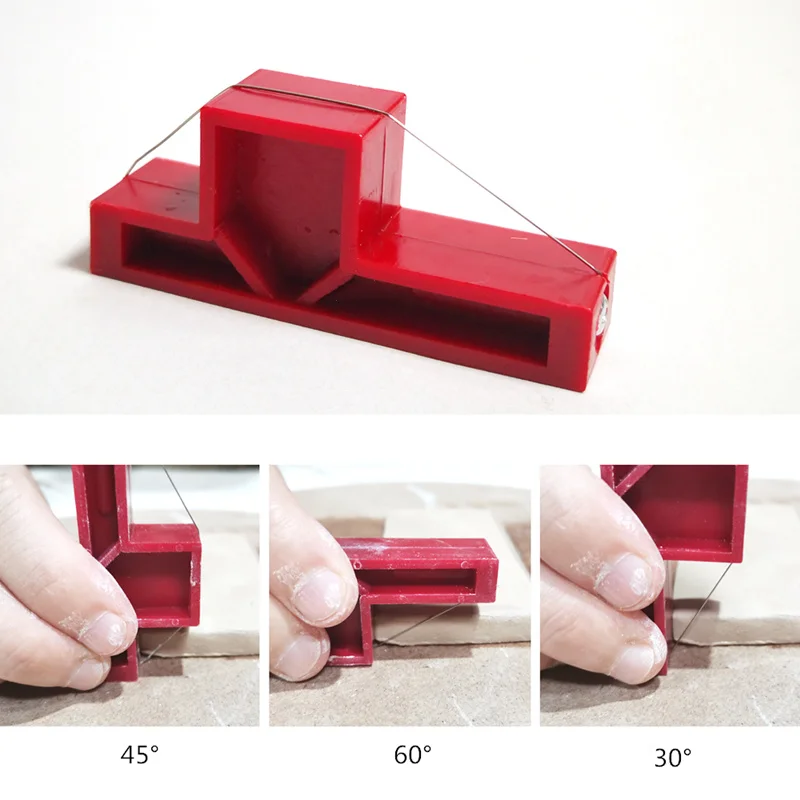 Pottery Clay Angle Cutting Tools Ceramic Bevel Cutter Mud Finishing Tool Soft Clay Polymer Board Stitching Modeling Tools