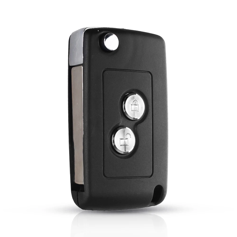 Чехол для ключа KEYYOU Peugeot 107 207 307 407 D05 складной с 2 кнопками модифицированный|Ключ от