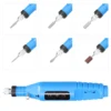 USB Power Supplys Handheld Mini Electric Grinder Nail Gelatum Removing Tool Machine Speed Adjustable Grinding Rotary Tool Kit 3
