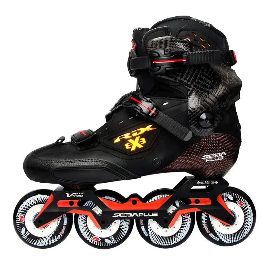 19 100 Original Seba Trix Pro 3 Cuffs Professional Adult Inline Skates Carbon Fiber Shoes Slalom Slide Free Skating Patines Skate Shoes Aliexpress