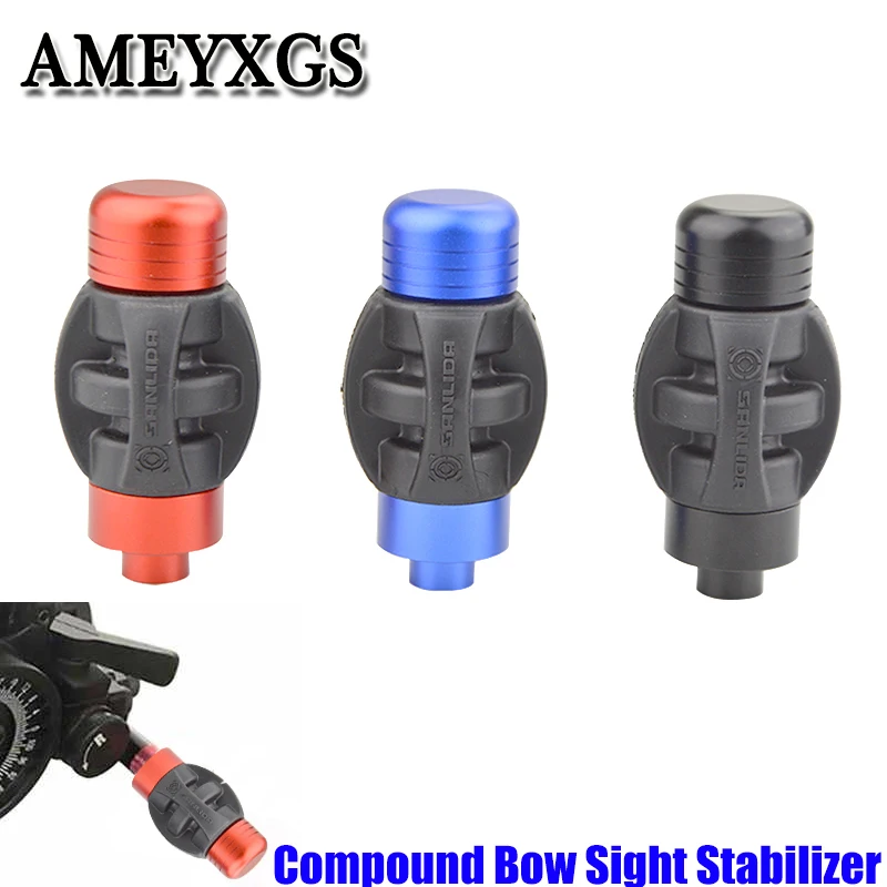 

1pc Compound Bow Sight Stabilizer Damper Absorbing Aiming Head Damping Rod Compound Bow Hunting Shooting Accessory