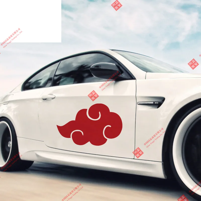 Индивидуальная Автомобильная наклейка Ninja Akatsuki Cloud водонепроницаемые