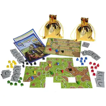 

Carcassonne Board Game Player Cards Games For Party Family Friends Easy To Play With Free Shipping Durable Sturdy Card Deck Game