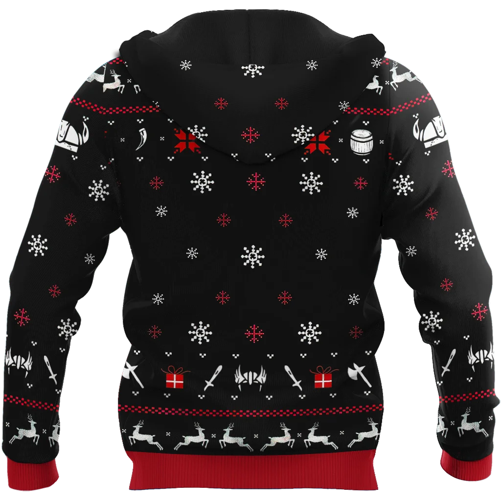 Weihnachten Odin Tattoo Symbol 3D All Over Gedruckt Herren Herbst Hoodie Unisex Casual Pullover Streetwear Jacke Trainingsanzüge DK264 – Detail 7