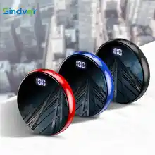 20000 мАч портативный мини внешний аккумулятор с зеркальным экраном зарядное устройство для телефона внешний аккумулятор светодиодный внешний аккумулятор для мобильного телефона