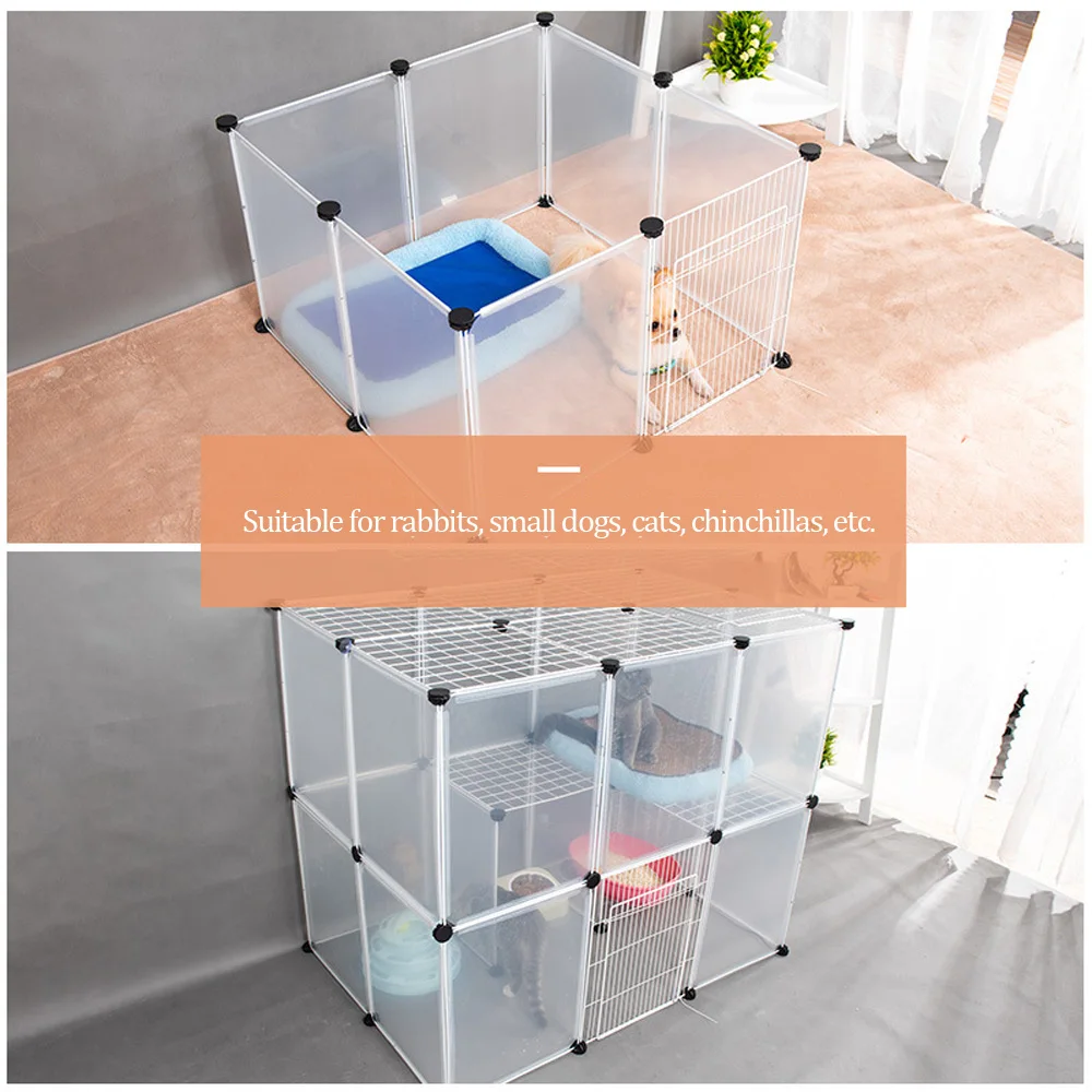 Dog Fences Pet Playpen DIY Freely Combined Animal Cat Crate Cave Multi-functional Sleeping Playing Kennel House for Dogs Dog Fences Pet Playpen DIY Freely Combined Animal Cat Crate Cave Multi-functional Sleeping Playing Kennel House for Dogs
